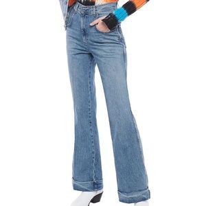 RE/DONE high rise flared jeans size 26